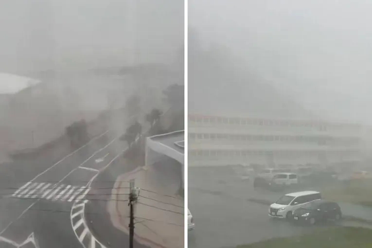 VIDEO Tajfun s udarima vjetra do 216 km/h pogodio Japan: Kina se sprema na udar