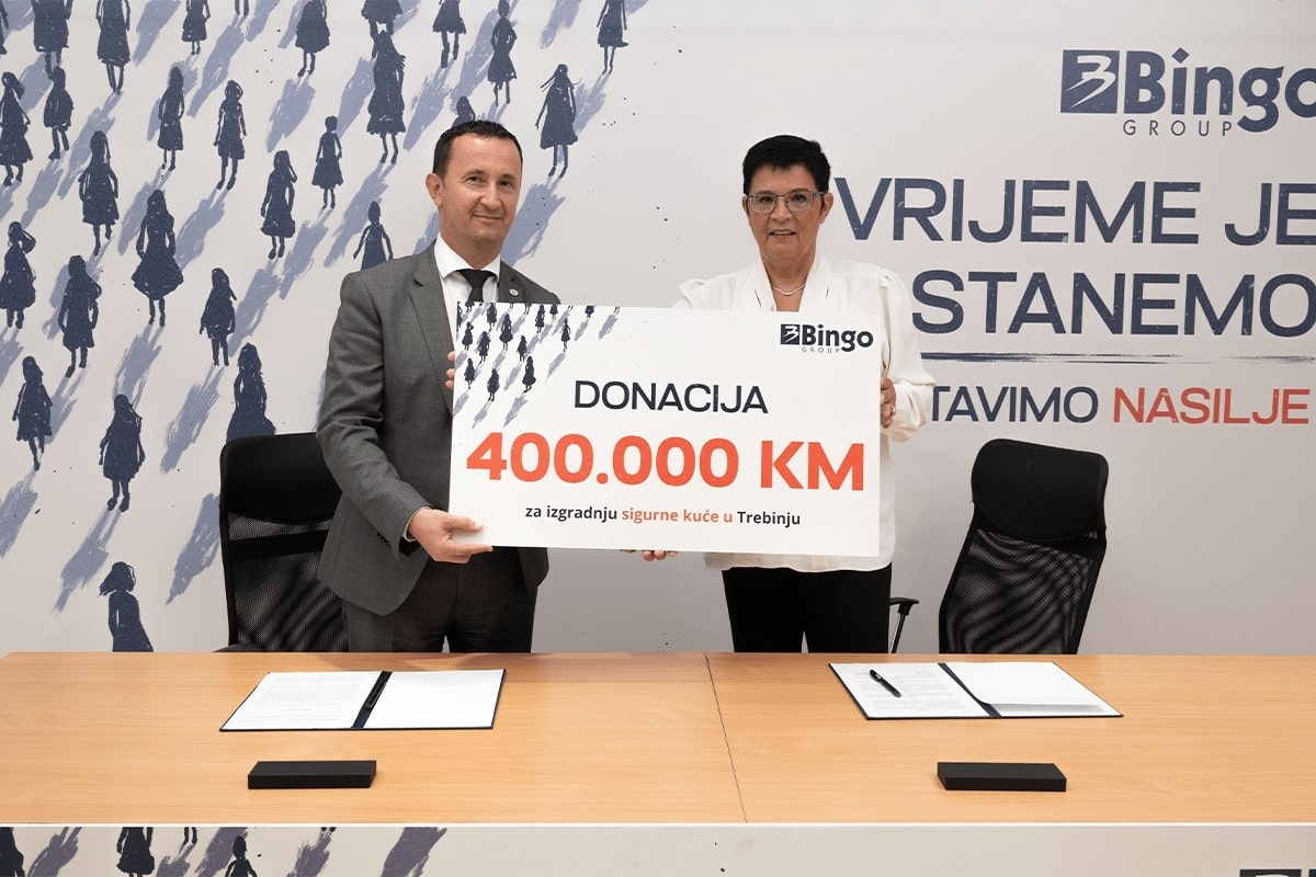 Počeli radovi na izgradnji sigurne kuće u Trebinju, Bingo Group donirala 400.000 KM
