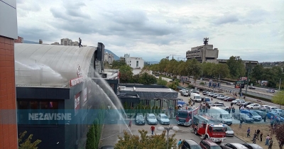 Veliki požar u Sarajevu: Gori objekat kod Olimpijskog bazena (FOTO, VIDEO)