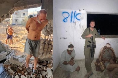 LJUDSKI ŠTITOVI: Fotografija otkriva izraelske zločine nad Palestincima