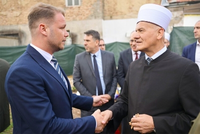 Položen kamen temeljac za obnovu sahat-kule u Banjaluci