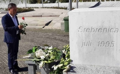 Niški specijalac odao počast žrtvama genocida u Srebrenici, pa dobio prijetnje: "Neviđena bruka"