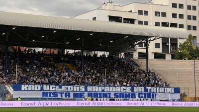 Manijaci poslali snažnu poruku igračima Željezničara uoči meča