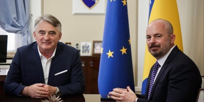 Komšić ugostio Ginkela u Predsjedništvu BiH, razgovarali o izboru visokog predstavnika