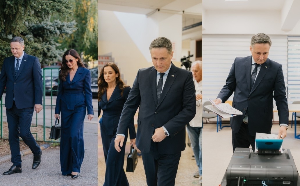 Denis Bećirović glasao na biračkom mjestu u Tuzli