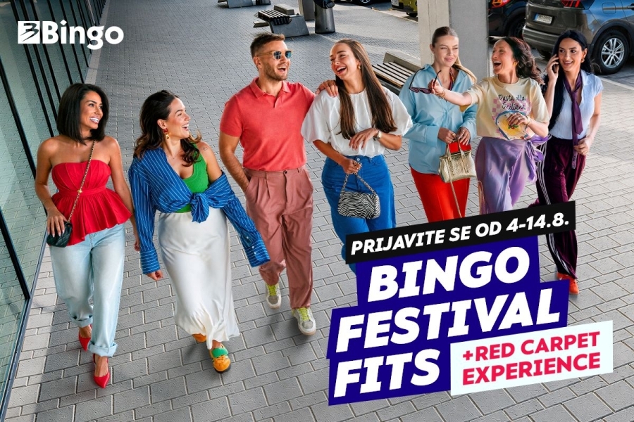 OTVORENE PRIJAVE ZA BINGO FESTIVAL FITS: Odaberite outfit s omiljenim influencerom i zablistajte na Crvenom tepihu Sarajevo Film Festivala