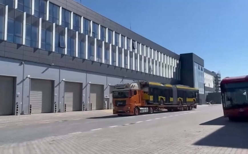 Šteta potvrdio: Prvi od 10 novih Solaris trolejbusa krenuo prema Sarajevu iz Poljske