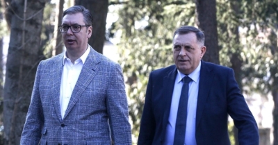 MILORAD DODIK PORUČIO IZ DONJE GRADINE: 'Svako ko miriše na ustašu, moj je krvnik!', pridružio mu se i Vučić - 'Neće više biti traktora ni genocida'