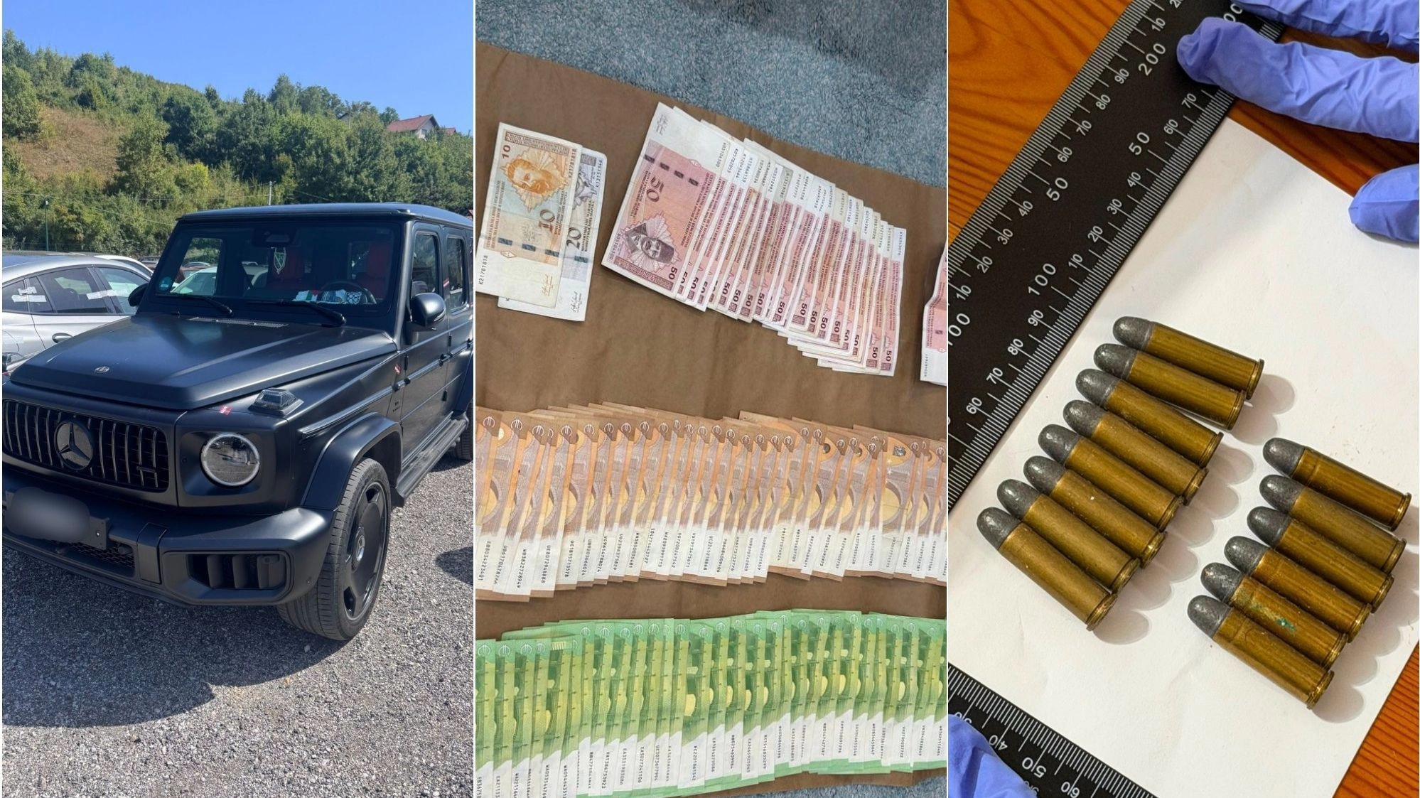 Epilog akcije "Catering": Devet uhićenih, zaplijenjeno više od 1,4 kilograma droge, oružje i luksuzni automobili