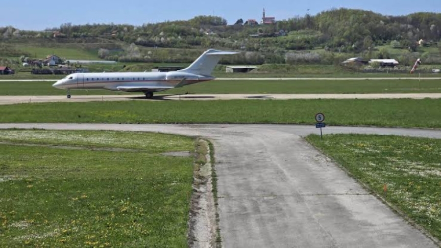 POLETIO IZ BEOGRADA: Avion kojim je letio Donald Trump Jr. ponovo sletio u Banjaluku