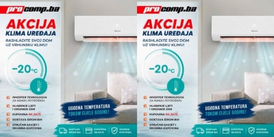 Ljeto je stiglo, a s njim i visoke temperature! Akcijska ponuda klima uređaja u ProComp-u!