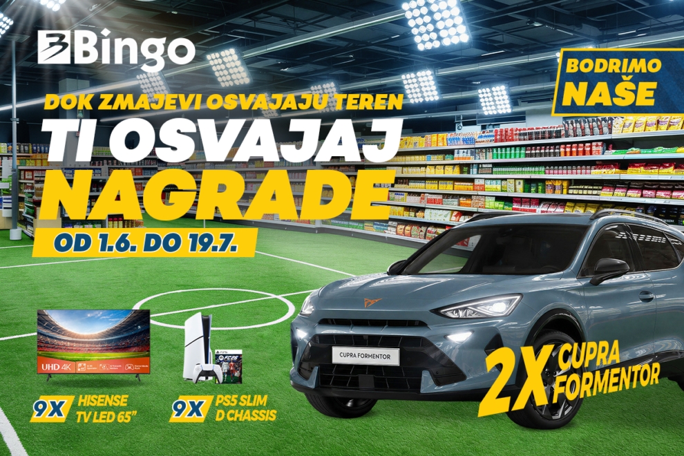Objavljeni prvi dobitnici velike nagradne igre “Bodrimo naše”