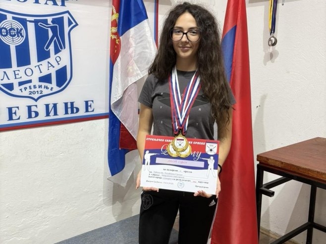 Novi rekord Srpske i tri zlata za Sofiju Rakić