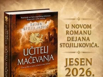 Četvrti dio epske sage: Dejan Stojiljković objavio roman "Učitelj mačevanja"