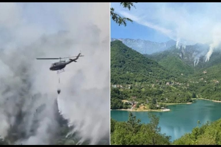 Na području Jablanice požar  i dalje aktivan: Vatrom zahvaćeno 14 hektara zemlje