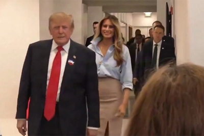 NEVJEROVATNO: Donald Trump glasao na Floridi, pogledajte šta je uradio nakon glasanja...